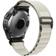 Pasek Nylonowy Quickfit do Garmin Fenix 5X/6X/6X PRO/7X, Biały