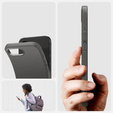 Etui Spigen Liquid Air do iPhone 16E – Marble Grey + Szkło Hartowane 9H