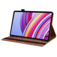 Etui do Xiaomi Redmi Pad Pro / Xiaomi Poco Pad, Classic, z miejscem na rysik, brązowe