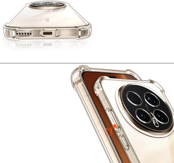 Etui do Honor Magic 8 Pro, Dropproof, przezroczyste