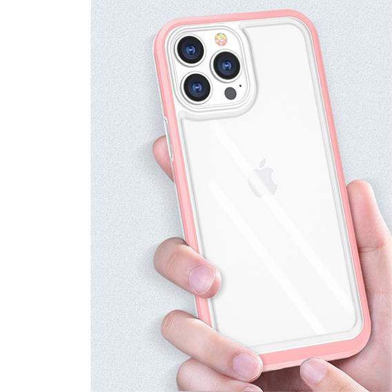 Etui ERBORD do iPhone 13 Pro, Hybrid Frame, Pink