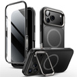 Etui Supcase do iPhone 17 Pro Max, IBLSN Ares Fip Mag Magsafe, Black