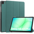 Etui z klapką do Samsung Galaxy Tab A11+/A9+, Smartcase, zielone