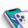Etui ERBORD do iPhone 13 Pro, Hybrid Frame, Purple