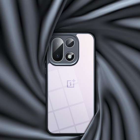Etui do OnePlus 15, Fusion Hybrid, przezroczyste z czarną ramką