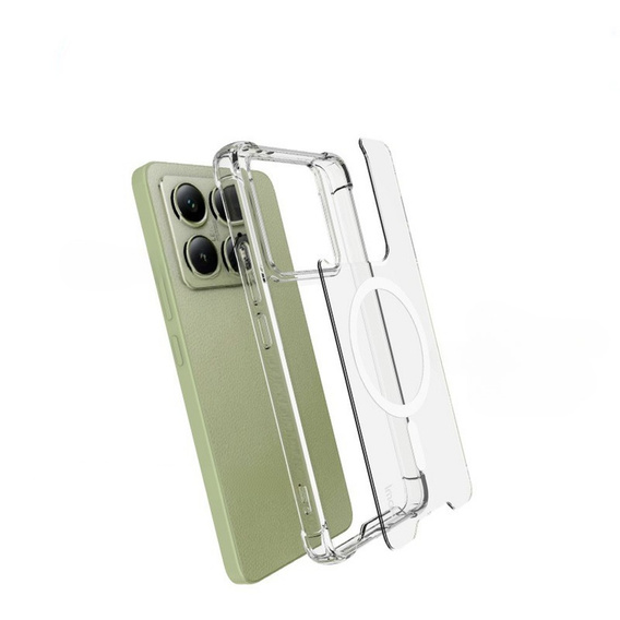 Etui IMAK do Xiaomi 14T, Clear Case, do MagSafe, przezroczyste