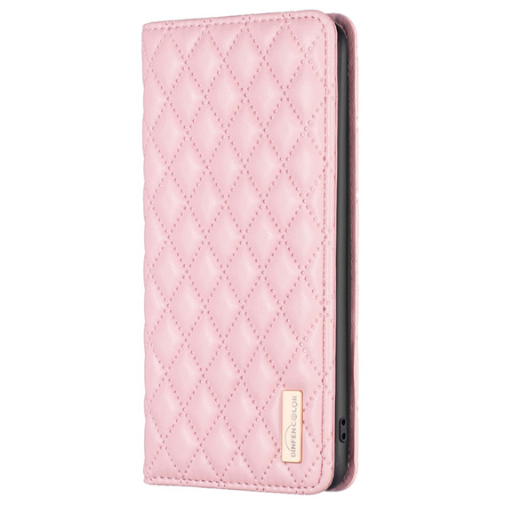 Etui z klapką do Oppo A38 4G, Wallet, BINFEN COLOR, różowe