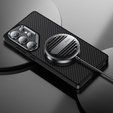 Etui BENKS Kevlar Armor PRO do Samsung Galaxy S25 Ultra, Carbon Fiber 600D A045, do MagSafe, czarne
