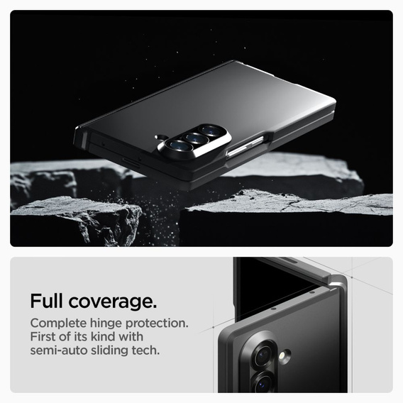 Etui Spigen do Samsung Galaxy Z Fold7 5G, Tough Armor Pro Mag, do MagSafe, czarne