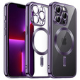 Etui do iPhone 13 Pro, Electro MagSafe, fioletowe + Szkło na ekran