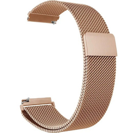 Uniwersalna Bransoleta Milanese Band 22mm, Różowa rose gold