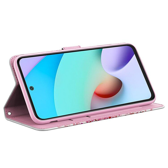 Etui z klapką do Xiaomi Redmi 13C / Poco C65, Wallet, Marble niebieskie