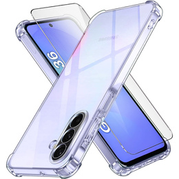 Etui do Samsung Galaxy A36 5G, Erbord Dropproof, przezroczyste + Szkło