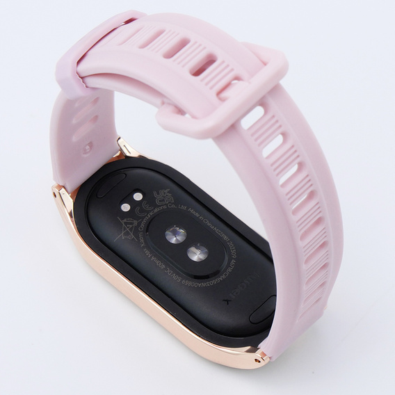 Pasek Silikonowy do Xiaomi Smart Band 10 / 9 / 8, Różowy