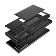 Etui do Samsung Galaxy Note 20 Ultra, Sliding Card Holder, czarne