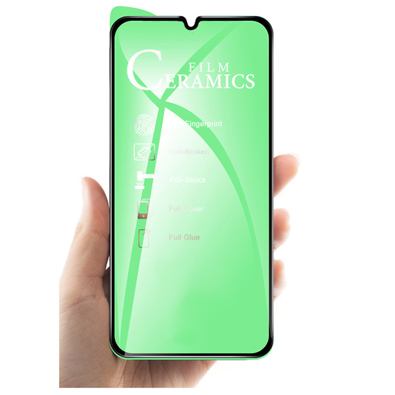 Szkło Hybrydowe 5D Full Glue Ceramic do Xiaomi Redmi Note 7, Black