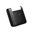 Skórzane etui portfelowe do Samsung Galaxy Z Flip7 - czarne