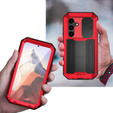Etui pancerne do Samsung Galaxy S25, R-JUST, czerwone