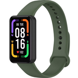 Pasek Silikonowy do Xiaomi Redmi Smart Band Pro, Zielony