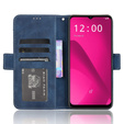 Etui z klapką do T Phone 2 5G, Card Slot, granatowe