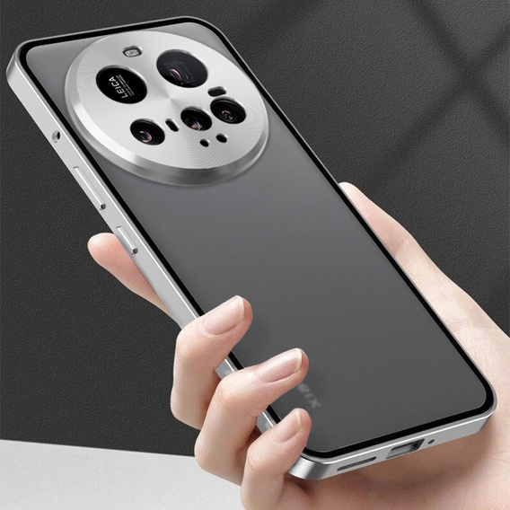 Etui do Xiaomi 15 Ultra, Frame Case, srebrne