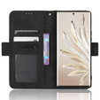 Etui z klapką do Honor 70 5G, Card Slot, czarne