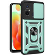Etui pancerne do Xiaomi Redmi 12C, CamShield Slide, zielone