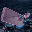 Etui do iPhone 15 Pro, ERBORD Impact Guard, fioletowe