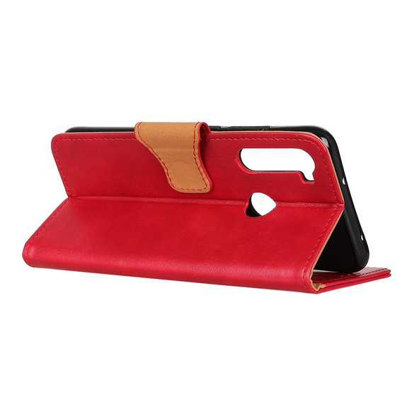 Skórzane Etui Wallet do Samsung Galaxy Note 8, Czerwone