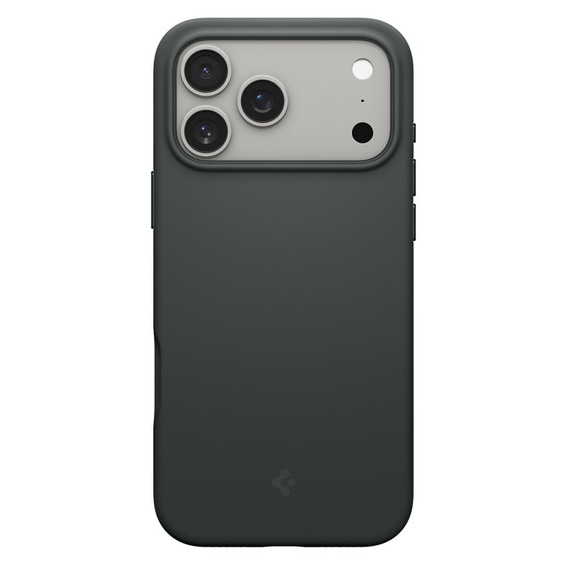 Etui Spigen do iPhone 17 Pro Max, Silicone Fit Mag MagSafe, Abyss Green