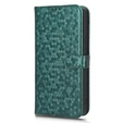 Etui z klapką do Realme C71, Wallet Rhombus, zielone
