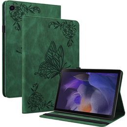 Etui do Samsung Galaxy Tab A11+, Butterfly, zielone