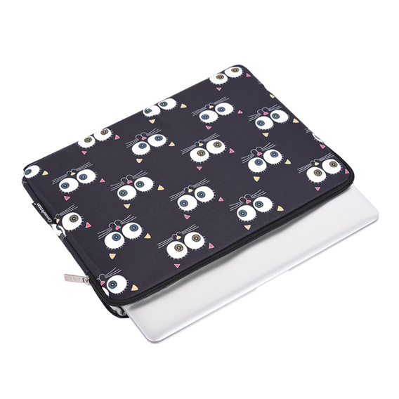 Etui na Laptopa 13" z Motywem Oczu – Czarne