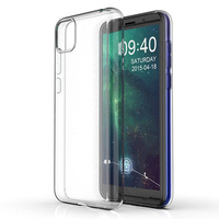 Etui cienkie do Huawei Y5P, Slim, przezroczyste