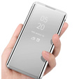 Etui do Samsung Galaxy S20 Ultra, Clear View, srebrne