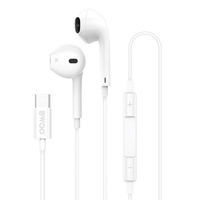 BWOO Słuchawki do iPhone 16 / iPhone 15 USB Type-C, białe