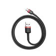 Baseus kabel Cafule USB - USB-C 0,5 m 3A - czerwono-czarny