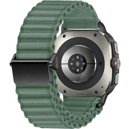 Pasek nylonowy do Samsung Galaxy Watch Ultra 47mm (2025 / 2024), Zielony