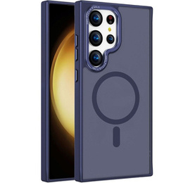 Etui do MagSafe do Samsung Galaxy S24 Ultra 5G, Hybrid Case, granatowe