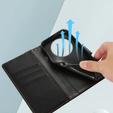 Etui z klapką do Realme 12 Pro 5G / 12 Pro+ 5G, Leather Line Wallet, czarne