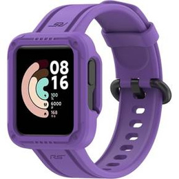 Pasek + Etui do Xiaomi Redmi Watch 2 Lite / Xiaomi Mi Watch Lite, Fioletowy
