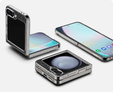 Etui Spigen do Samsung Galaxy Z Flip7 FE / Z Flip6, Airskin Glitter, Przezroczyste / Brokatowe