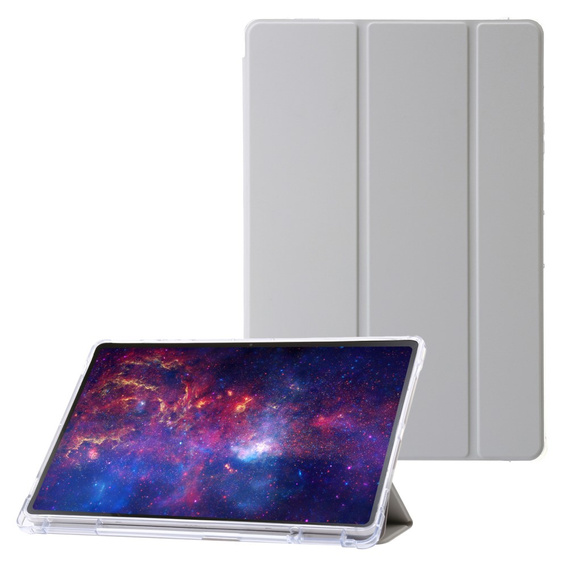 Etui do Samsung Galaxy Tab S9 Ultra, Smartcase Hybrid, z miejscem na rysik, szare