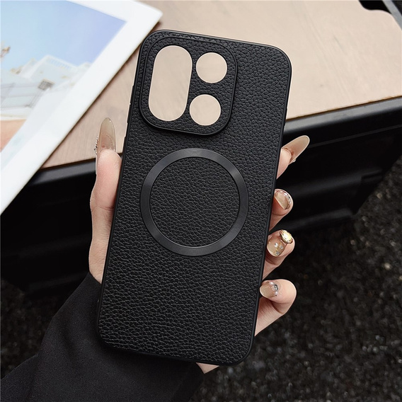 Etui do OnePlus 15, Leather Hybrid MagSafe, czarne