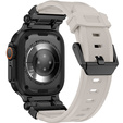 Pasek ERBORD ProTech do Apple Watch 1/2/3/4/5/6/7/8/9/10/11/SE Ultra 1/2/3 42/44/45/46/49mm, Biały