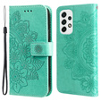 Etui z klapką do Samsung Galaxy A53 5G, Mandala Flower, zielone