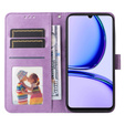 Etui do Realme C53 4G, Kwiaty, fioletowe