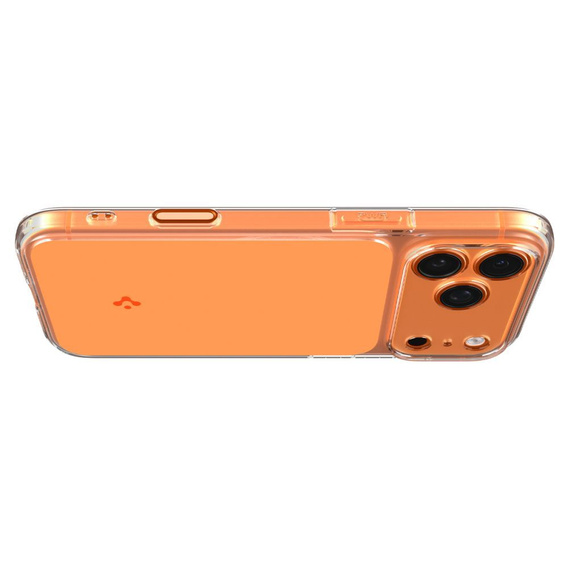 Etui z MagSafe Spigen do iPhone 17 Pro Max, Ultra Hybrid "T", Glossy Orange