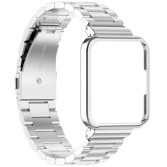 Bransoleta Stainless do Xiaomi Redmi Watch 2 Lite, Srebrny