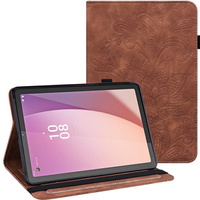 Etui do Lenovo Tab M9, With stand, flower, brązowe